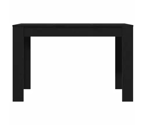 Söögilaud, Must Tamm, 120 X 60 X 76 cm Tehispuit