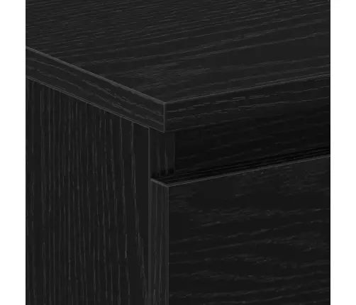 Šalia Lovos Spintelė 2 Pcs Juoda Ąžuolo 30 X 30 X 40 Cm Šalia Lovos Spintelė 2 Pcs Juoda Ąžuolo 30 X 30 X 40 Cm