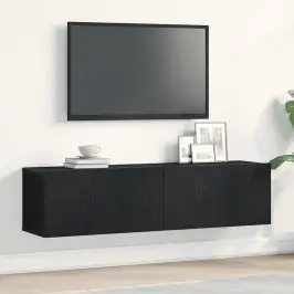 Tv Skapis, Melns Ozola 120X30X30,5 Cm Inženierijas Koks Vidaxl