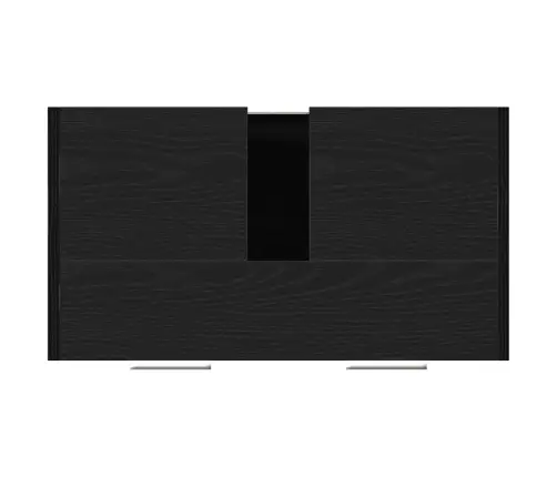 Valamukapp, Must Tamm, 60X30X60 cm Tehispuit Valamukapp, Must Tamm, 60X30X60 cm Tehispuit