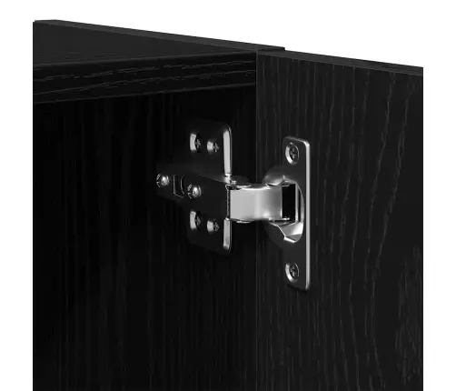 Vannasistabas Plaukts, Melns Ozola, Inženierijas Koks Vidaxl