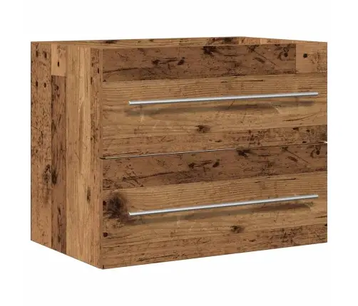 Vannas Istabas Izlietnes Skapis Vecs Koks Inženierijas Koks Vidaxl