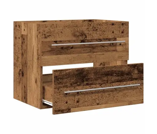 Vannas Istabas Izlietnes Skapis Vecs Koks Inženierijas Koks Vidaxl