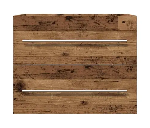 Vannas Istabas Izlietnes Skapis Vecs Koks Inženierijas Koks Vidaxl