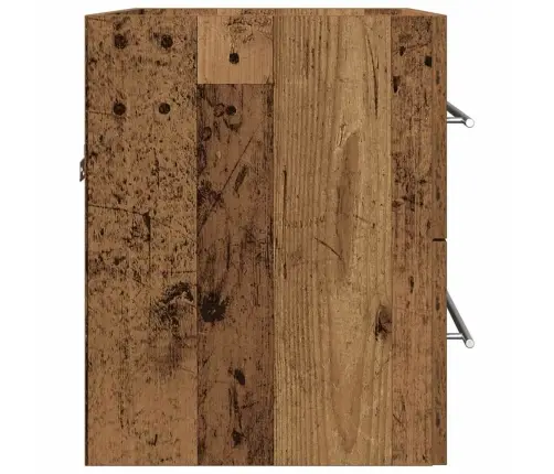 Vannas Istabas Izlietnes Skapis Vecs Koks Inženierijas Koks Vidaxl