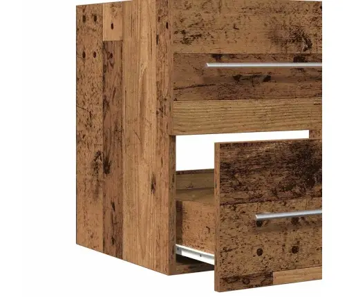 Vannas Istabas Izlietnes Skapis Vecs Koks Inženierijas Koks Vidaxl