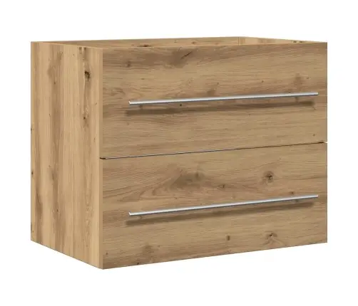 Izlietnes Skapītis, Koka Krāsā, 60X38,5X48Cm, Inženierijas Koks Vidaxl