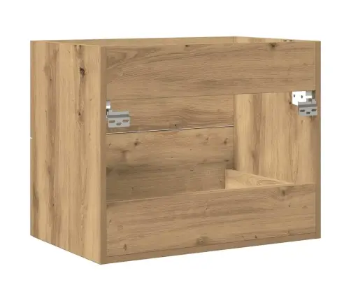 Izlietnes Skapītis, Koka Krāsā, 60X38,5X48Cm, Inženierijas Koks Vidaxl