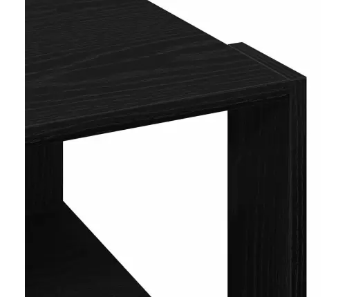 Kafijas Galdiņš Melnā Ozolu Krāsā, 85X55X31 Cm, No Inženierijas Koka Vidaxl