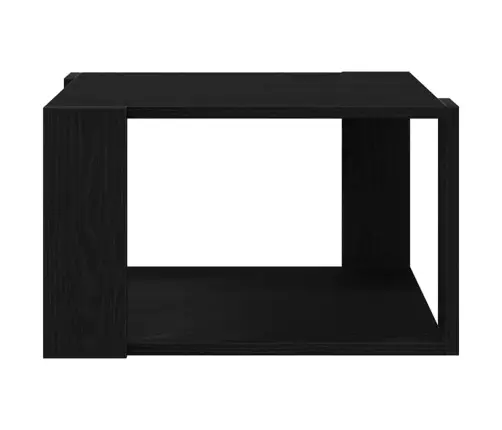 Kafijas Galdiņš Melnā Ozolu Krāsā, 85X55X31 Cm, No Inženierijas Koka Vidaxl