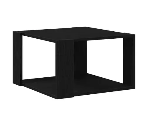 Kafijas Galdiņš Melnā Ozolu Krāsā, 85X55X31 Cm, No Inženierijas Koka Vidaxl