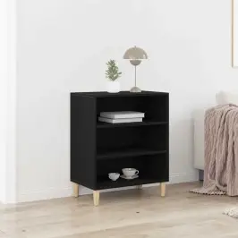 Puse Melns Ozols 57 X 35 X 70 Cm Inženierijas Koks Vidaxl