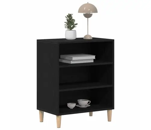 Bufete, Melns Ozols, 57X35X70 Cm, Inženiertehniskā Koksne Vidaxl