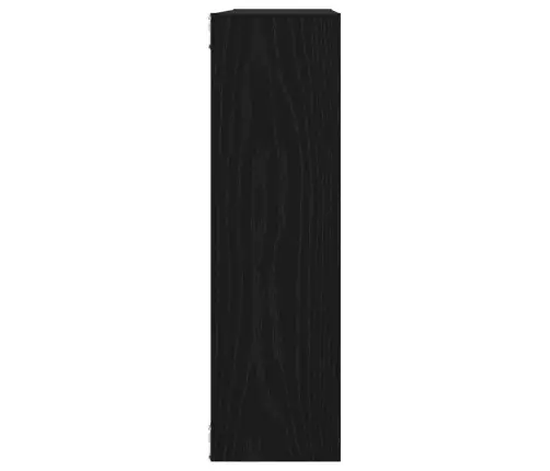 Sienas Plaukts, Melns Ozols, 75X16X55 Cm, Inženierkoks Vidaxl