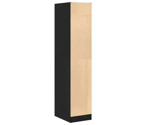 Aptiekas Skapis, Melns Ozols, 30X41X144,5 Cm, Inženierkoks Vidaxl