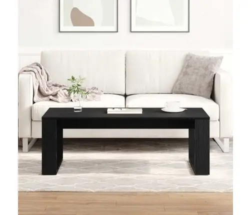 Kavos Staliukas Juoda Ąžuolo 102 X 50 X 35 Cm Apdirbta Mediena