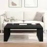 Kafijas Galdiņš, Melnā Ozola Krāsā, 100X100X35 Cm, Izgatavots No Inženierijas Koka Vidaxl