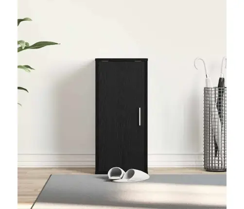 Apavu Skapis, Melns Ozols, 32X35X70 Cm, Inženierijas Koks Vidaxl