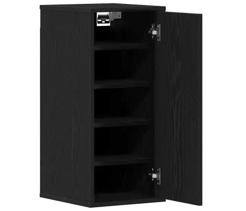 Apavu Skapis, Melns Ozols, 32X35X70 Cm, Inženierijas Koks Vidaxl