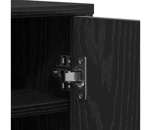 Kingakapid 2 Tk, Must Tamm, 32 X 35 X 70 cm Puitlaastplaat