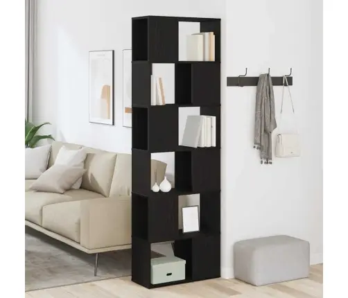 Raamaturiiul/Ruumijagaja, Must Tamm, 60 X 24 X 186 Cm