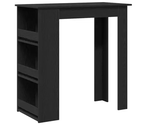 Baro Stalas Su Lentyna, Juodos Ąžuolas, 102X50X103,5cm Mediena