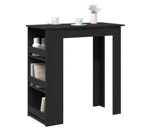 Baro Stalas Su Lentyna, Juodos Ąžuolas, 102X50X103,5cm Mediena