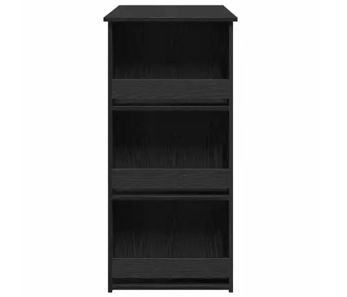 Baro Stalas Su Lentyna, Juodos Ąžuolas, 102X50X103,5cm Mediena