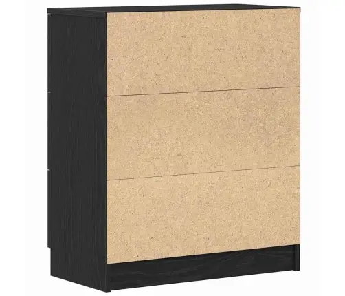 Melna Ozola Bufete 60X30X70 Cm Izgatavota No Koka Vidaxl