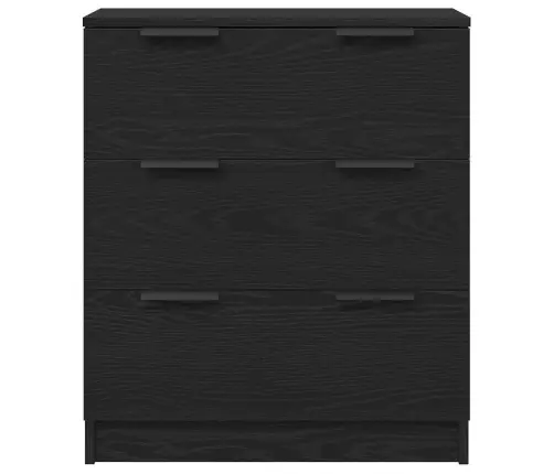 Melna Ozola Bufete 60X30X70 Cm Izgatavota No Koka Vidaxl