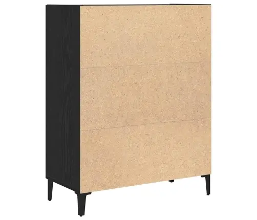 Puhvetkapp, Must Tamm, 69,5 X 34 X 90 cm Tehispuit