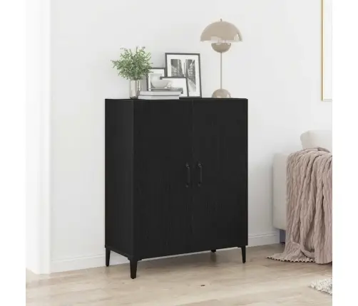 Puhvetkapp, Must Tamm, 69,5 X 34 X 90 cm Tehispuit