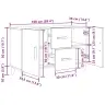 Puhvetkapp, Must Tamm, 100 X 36 X 60 cm Tehispuit Puhvetkapp, Must Tamm, 100 X 36 X 60 cm Tehispuit