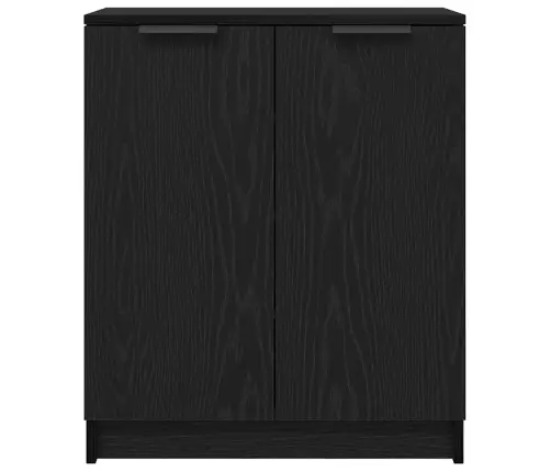 Kinga Kapp Riiuliga Uksega Must Tamm 59 X 35 X 70 Cm Tehispuit