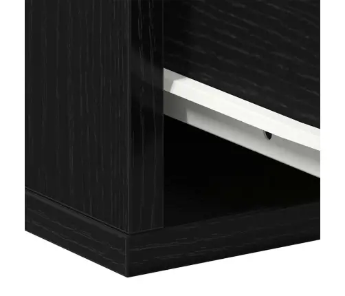 Katalogs Pie Sienas Montējamie Naktsgaldiņi 2 Gabali Melna Ozola 35X35X20 Cm Vidaxl