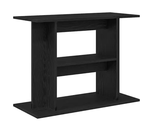 Akvārija Statīvs, Melns Ozols, 80X35X60 Cm, Inženierijas Koks Vidaxl