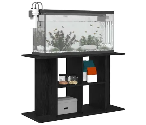 Akvārija Statīvs, Melns Ozols, 100X40X60 Cm, Inženierijas Koks Vidaxl