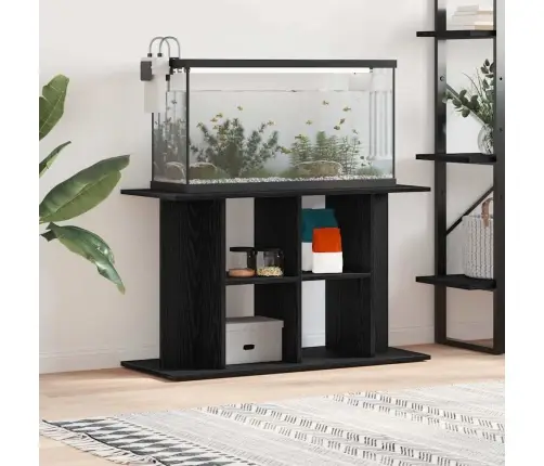 Akvārija Statīvs, Melns Ozols, 100X40X60 Cm, Inženierijas Koks Vidaxl