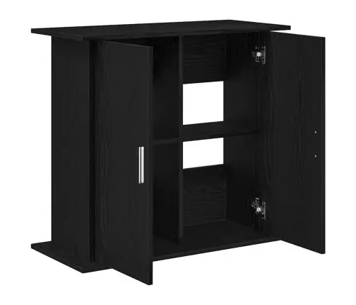 Akvārija Statīvs, Melns Ozols, 81X36X73 Cm, Inženierijas Koks Vidaxl