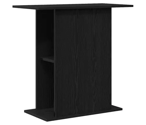 Akvariumo Stovas, Juodo Ąžuolo, 75X36X72,5 cm Inžinerinė Mediena