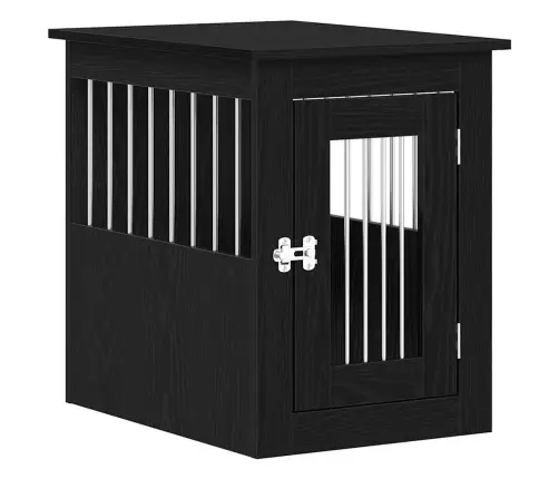 Suņu Būra Mēbeles, Melns Ozols, 62X45X59 Cm, Inženierkoks Vidaxl