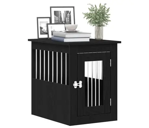 Suņu Būra Mēbeles, Melns Ozols, 62X45X59 Cm, Inženierkoks Vidaxl