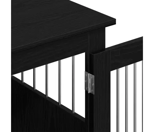 Suņu Būra Mēbeles, Melns Ozols, 62X45X59 Cm, Inženierkoks Vidaxl