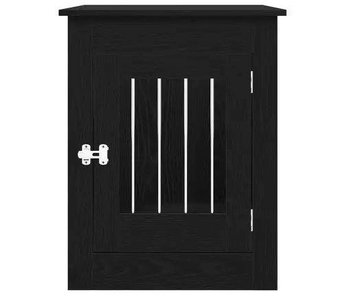 Suņu Būra Mēbeles, Melns Ozols, 80X55X68 Cm, Inženierkoks Vidaxl