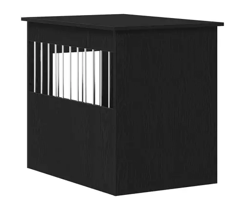 Suņu Būra Mēbeles, Melns Ozols, 80X55X68 Cm, Inženierkoks Vidaxl
