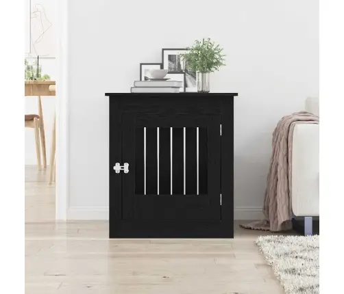 Šuns Narvas, Juodo Ąžuolo Spalvos, 64,5X80X71 cm Inžinerinė Mediena