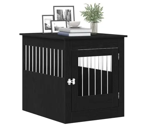 Šuns Narvas, Juodo Ąžuolo Spalvos, 64,5X80X71 cm Inžinerinė Mediena