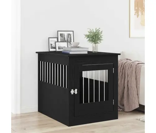 Šuns Narvas, Juodo Ąžuolo Spalvos, 64,5X80X71 cm Inžinerinė Mediena