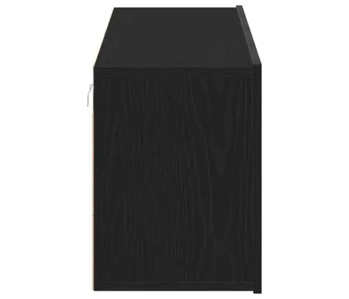 Tv Skapīši, 2 Gab., Melns Ozols, 160X30X41 Cm, Inženierkoks Vidaxl