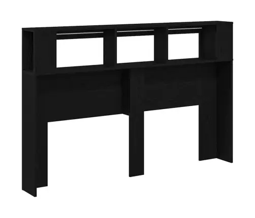 Led Galvas Tilts Melna Ozola 160X18,5X45 Cm Inženierijas Koks Vidaxl